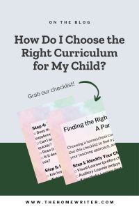 How do I choose the right curriculum for my child