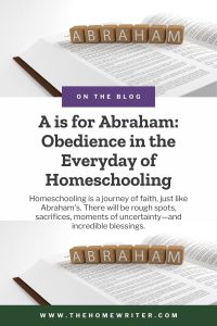 A is for Abraham