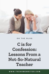 C is for Confession