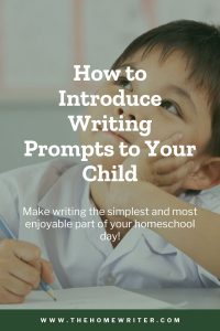 How to introduce writing prompts to your child