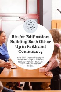 E is for edification