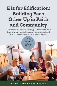 E is for edification