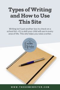 Types of Writing and How to Use This Site