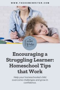 encouraging a struggling learner
