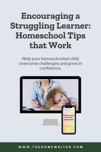 encouraging a struggling learner