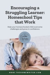 encouraging a struggling learner