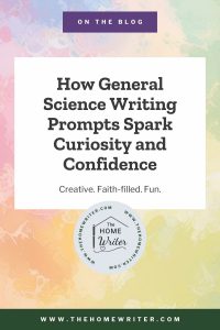 general science writing prompts