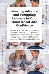Balancing advanced and struggling learners