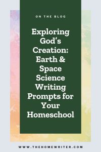 Exploring God's Creation