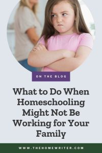 Homeschooling Might Not Be Working