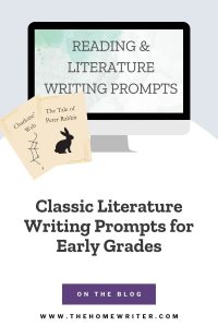 classic literature writing prompts for early grades