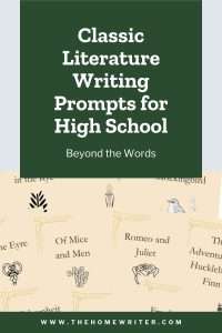 classic literature writing prompts for high school