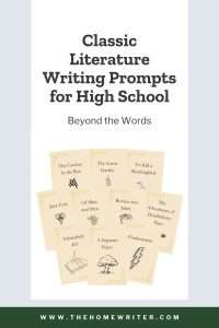 classic literature writing prompts for high school