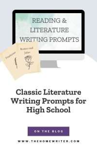 classic literature writing prompts for high school